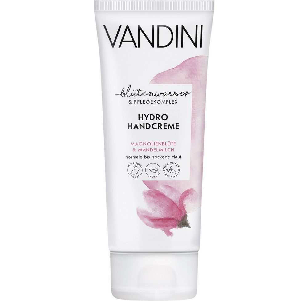 Aldo VANDINI Crème pour les mains Hydro Fleur de magnolia et lait d'amande, 75 ml