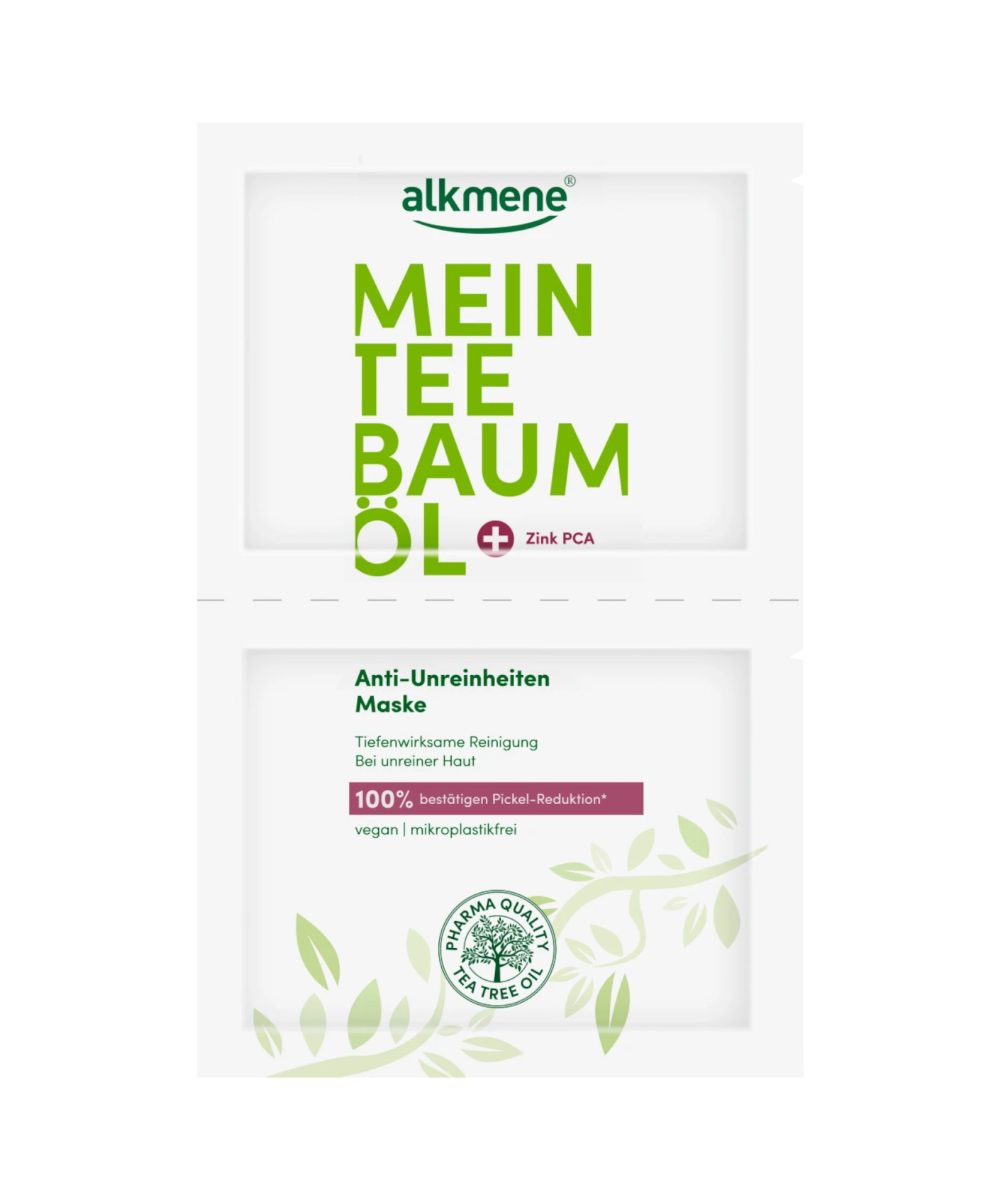 Alkmene masque anti-imperfections à l'huile d'arbre à thé, 2 x 7 ml