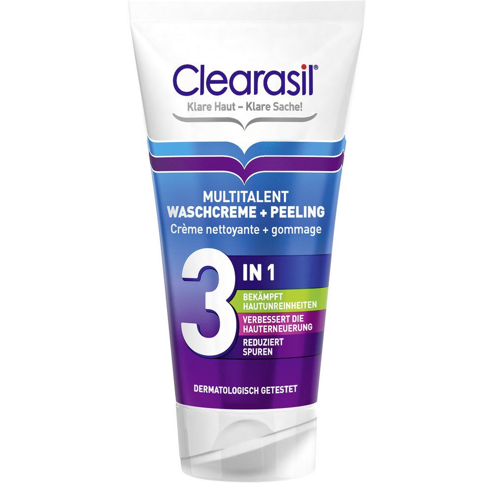 Clearasil Multitalent Crème Lavante & Gommage, 150ml