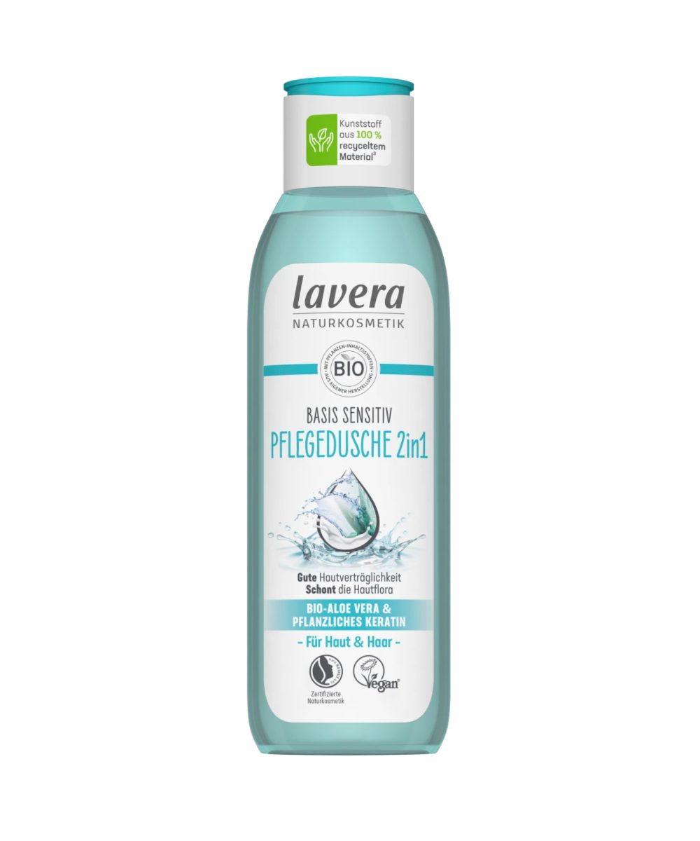 LAVERA Gel Douche Basis Sensitiv 2-en-1, 200 ml