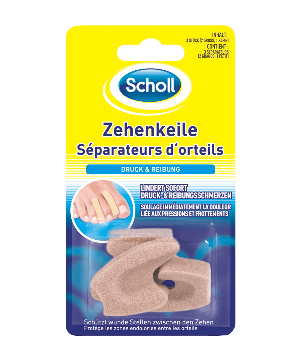 SCHOLL Points de pression coins orteil , 3 pcs
