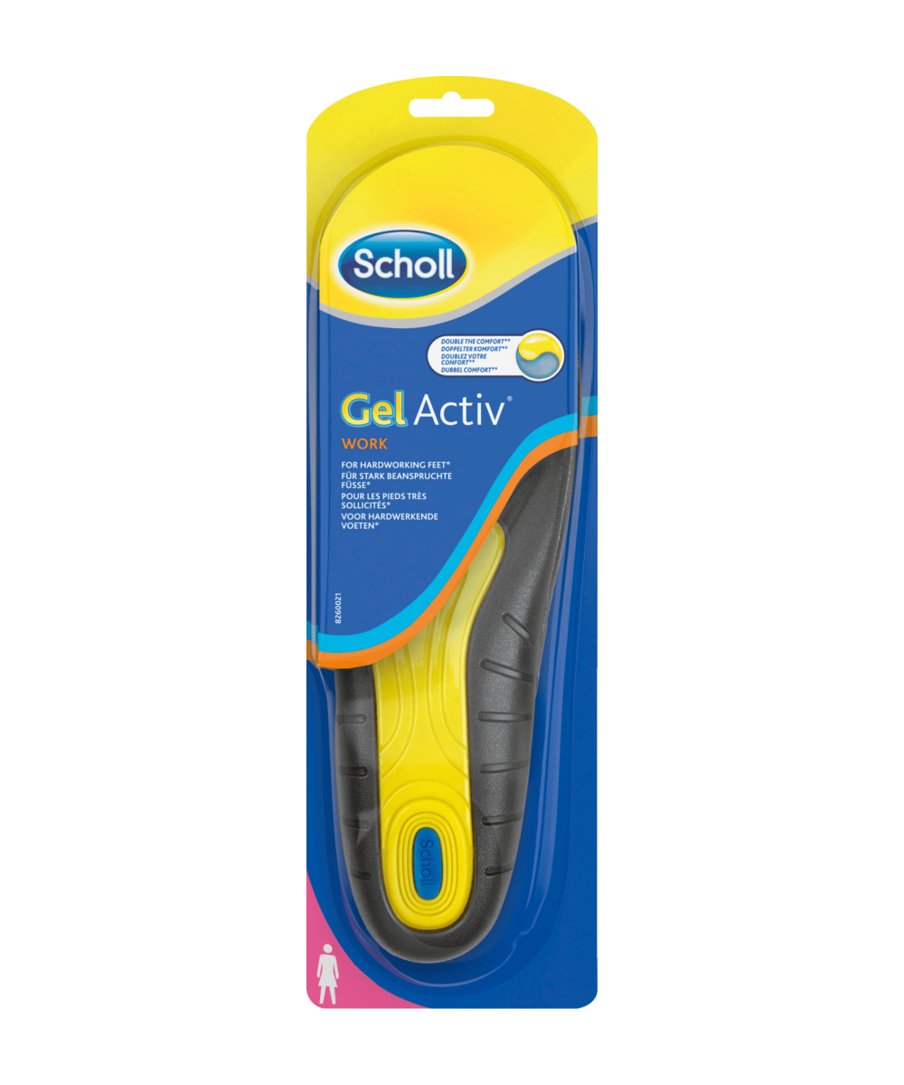 SCHOLL Semelles de travail Gel Activ pour femmes, 2 St
