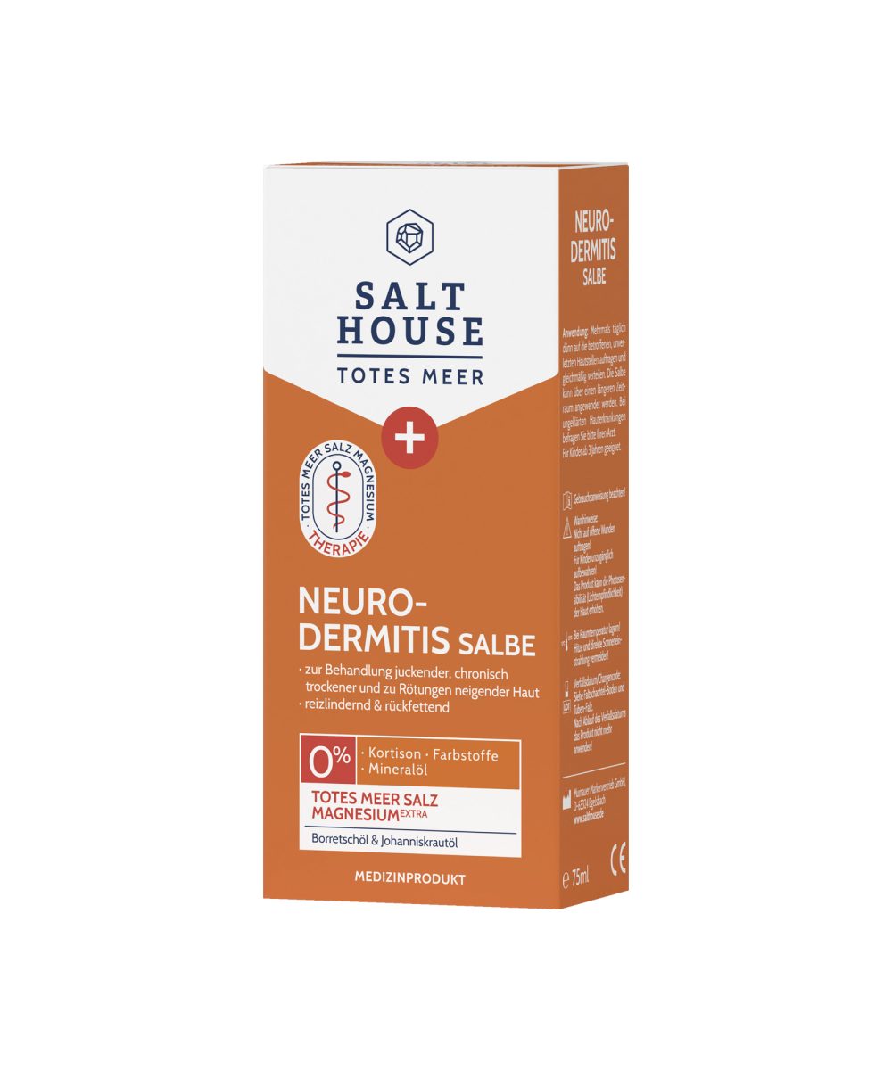 Salthouse Crème de soin pommade d'eczéma Mer Morte, 75 ml_1