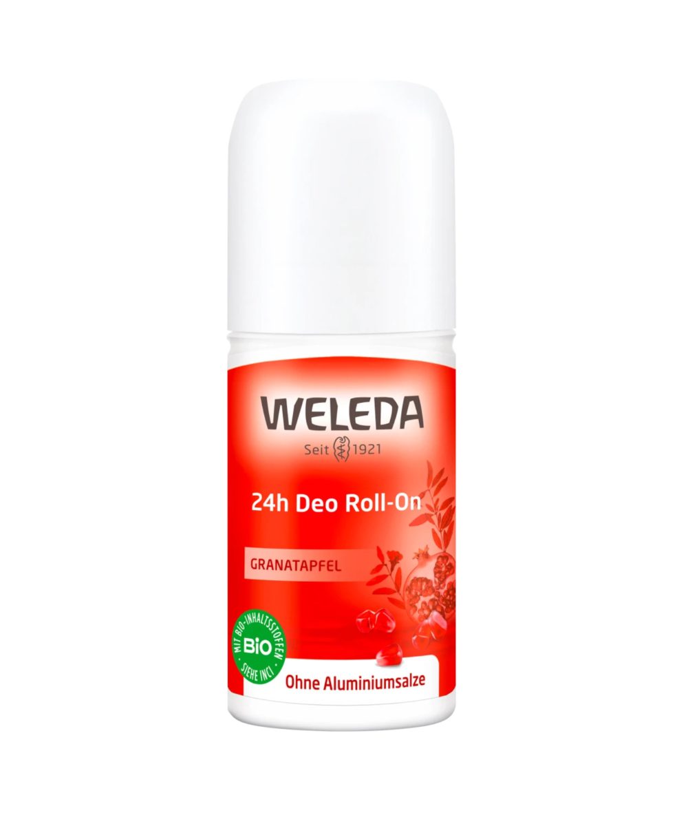 WELEDA Déodorant à la grenade Roll-On Naturel, 50 ml