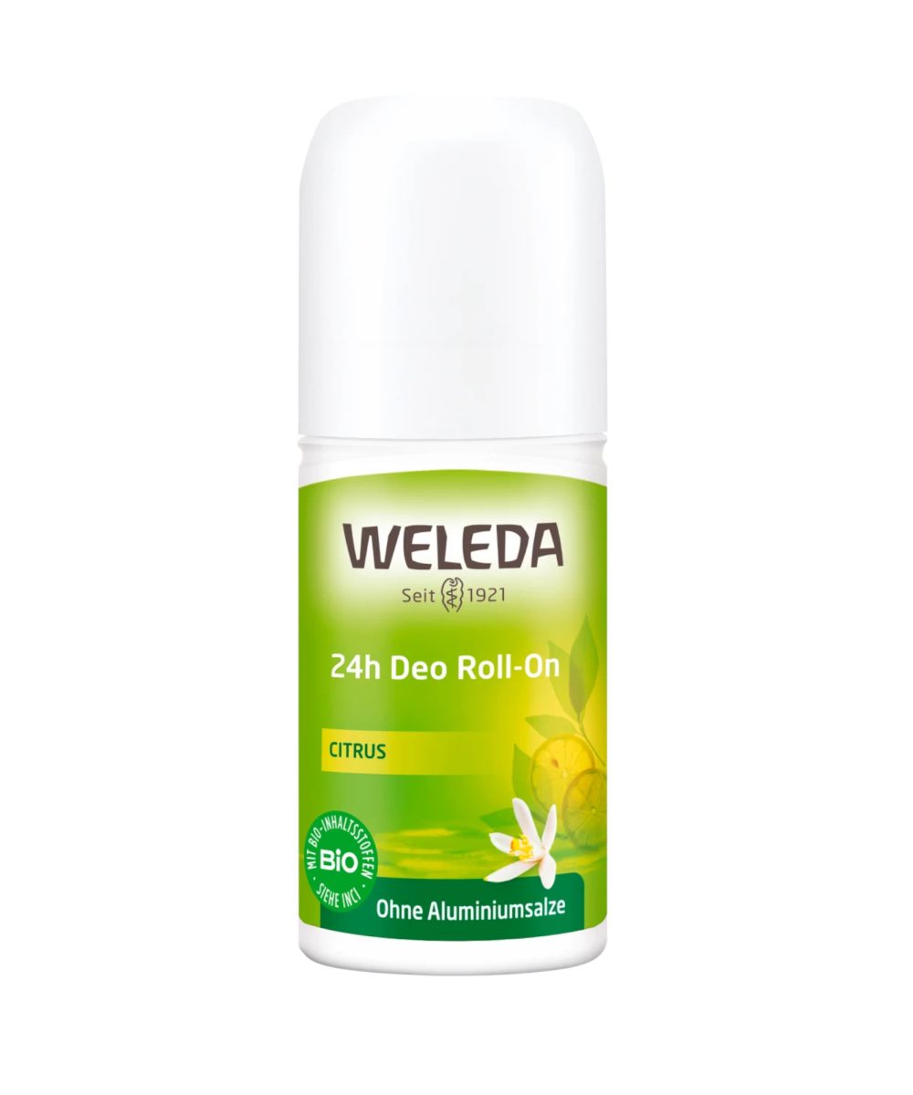 WELEDA Déodorant d'agrumes 24h Roll-on Naturel, 50 ml