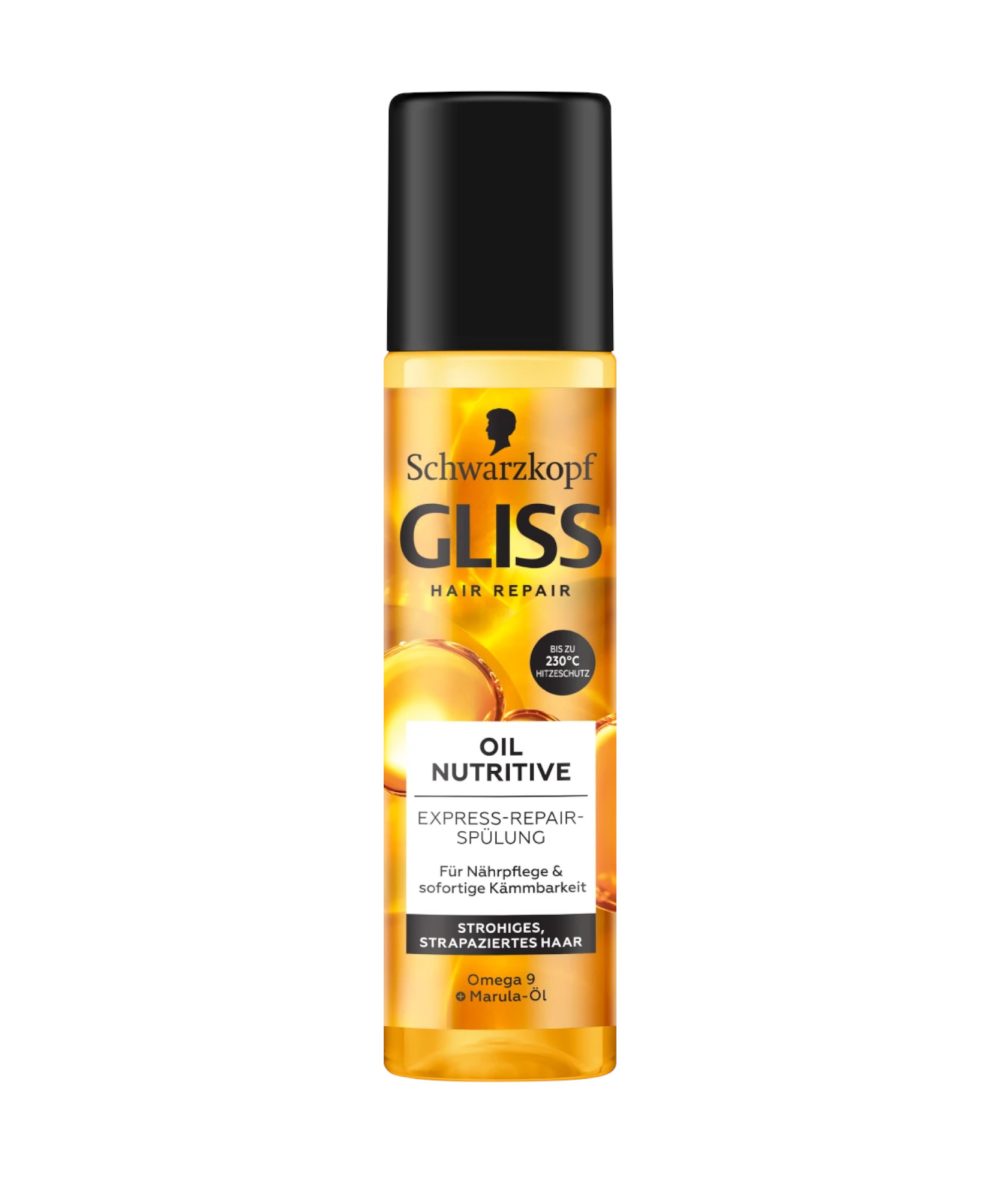 GLISS KUR Après-shampooing Express-Repair, huile nutritive, 200 ml