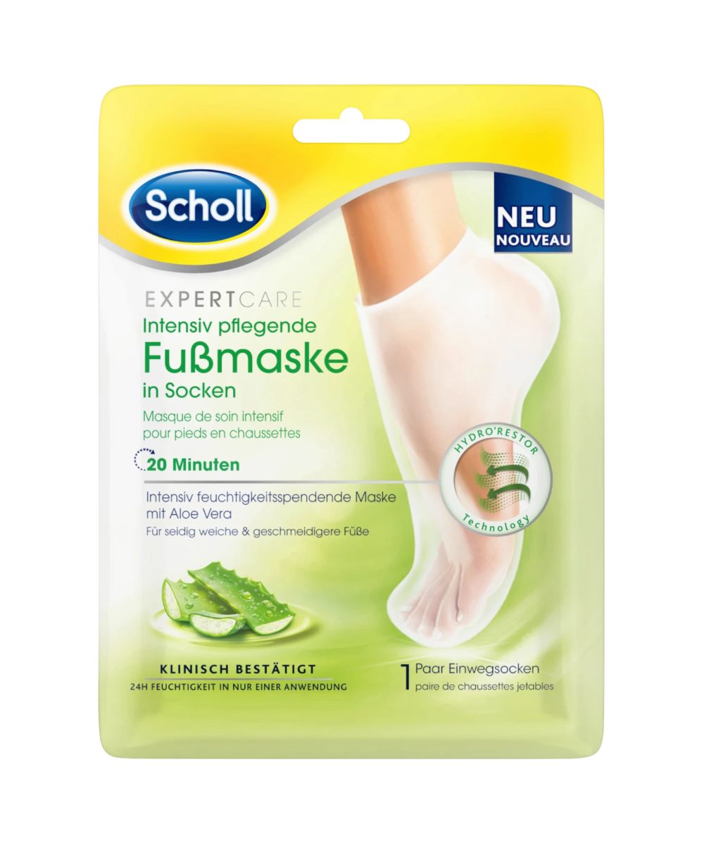 SCHOLL Chaussettes Fußmaske à l'Aloe Vera (1 paire), 2 pcs