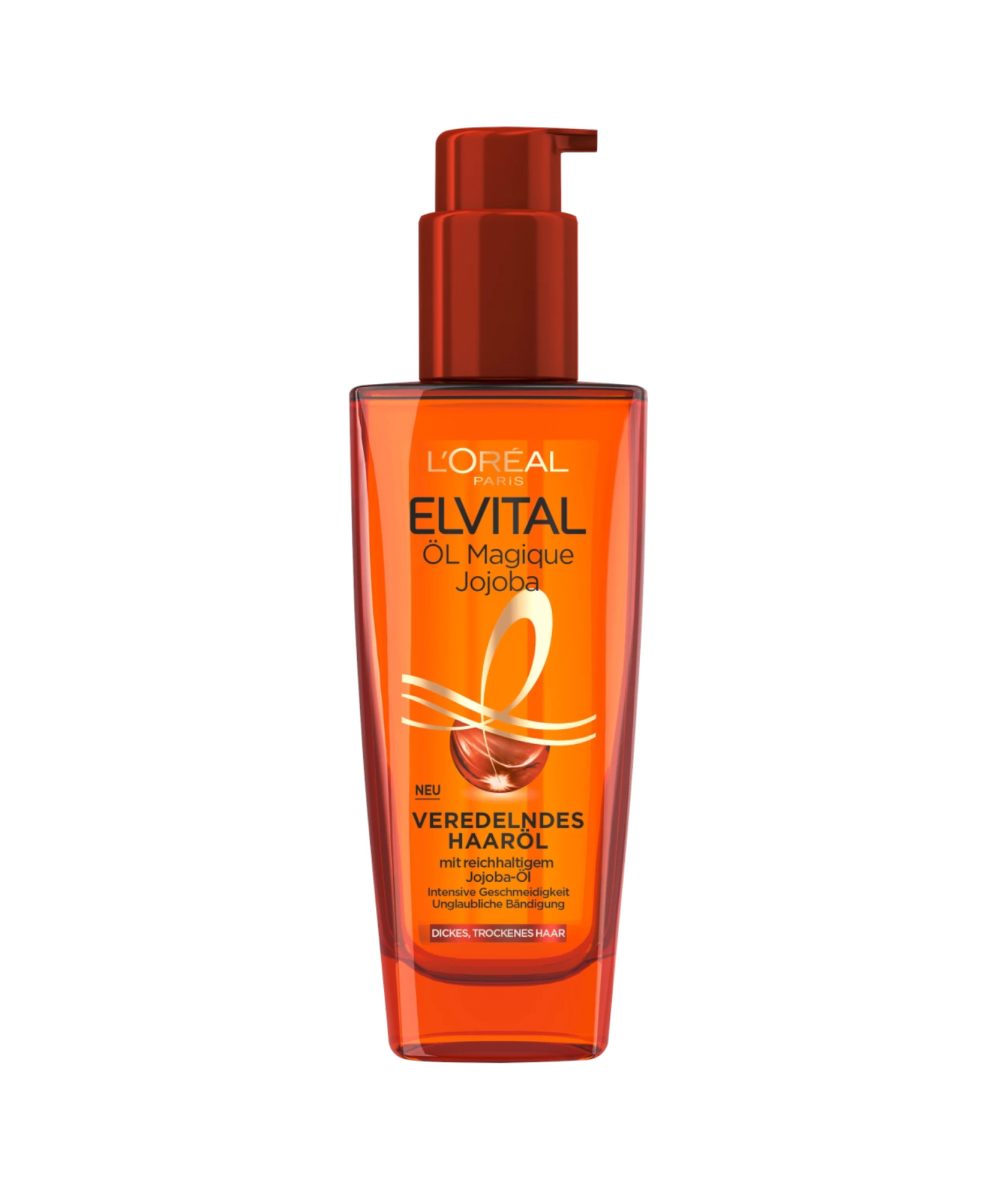 L'OREAL Elvital Huile Magique Jojoba cheveux secs épais, 100 ml